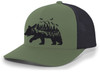 Heritage Pride Mens Trucker Hat Embroidered Mountain Bear Outdoor Hat Baseball Cap