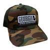 State Homegrown Salute to Georgia Embroidered Patch Adjustable Snapback Trucker Hat