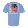 Southern Fried Cotton Fun Times Lab Pups Playing With Cooler Short Sleeve Comfort Colors Washed Denim Graphic T-shirt