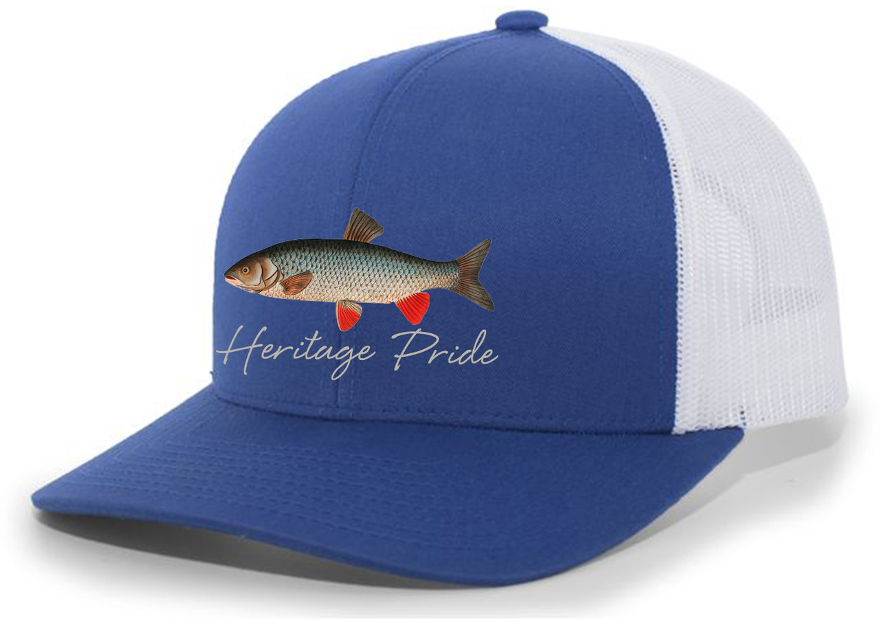 Heritage Pride Freshwater Fish Collection Perch Fishing Mens Embroidered  Mesh Back Trucker Hat Baseball Cap - Southern Clothing