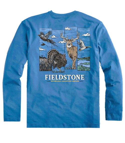 Fieldstone Outdoors Provisions Co. Hunting Season Adult Unisex Comfort Colors Long Sleeve T-Shirt