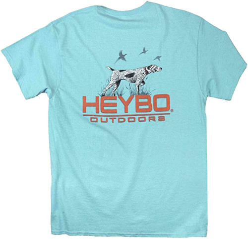 Heybo Outdoors Pointer Pheasant Flush Adult Unisex Short Sleeve T-Shirt