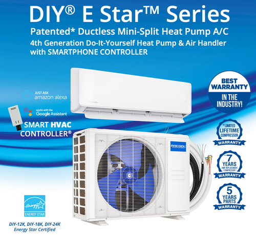 MRCOOL DIY Series 18K BTU Single Zone Mini-Split System MRCOOL DIY Series 18K BTU Single Zone Mini-Split System