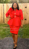 JA’KAYLA PEPLUM DRESS