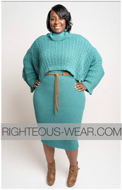 Chunky Ribbed Sweater Dress