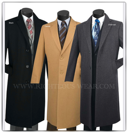 RSA VINCI MEN'S CASHMERE OVERCOAT