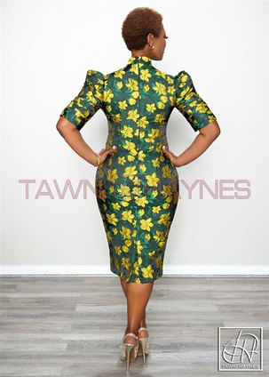 TAWNI HAYNES SUNSHINE PENCIL DRESS