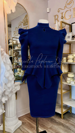 PRISCILLA PEPLUM DRESS 