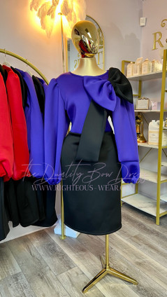 DUALITY BOW DRESS 