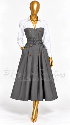 LADY OF VALOR TRENCH DRESS