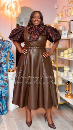 MAHOGANY LUXE DRESS