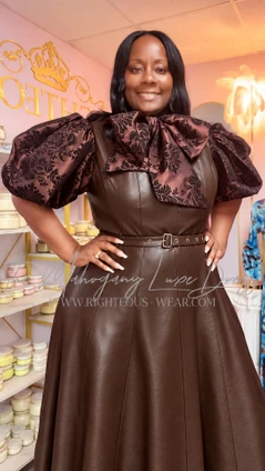 MAHOGANY LUXE DRESS
