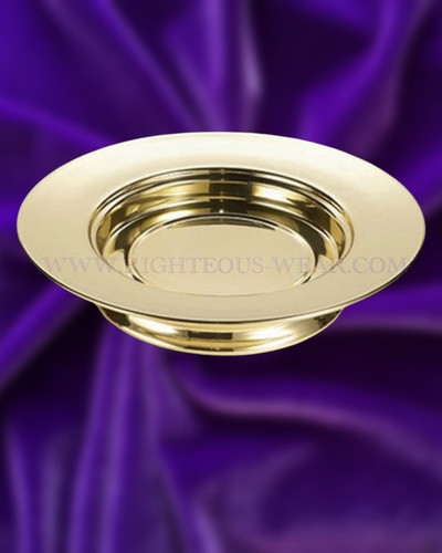 Solid Brass Stacking Bread Plate