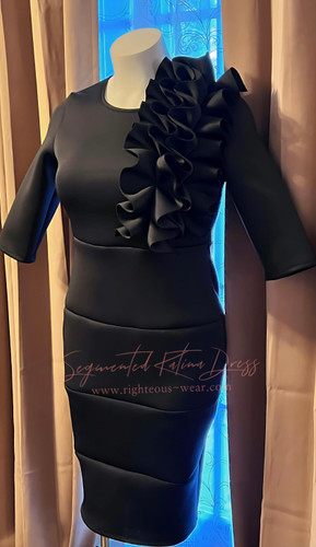 SEGMENTED KATINA DRESS 