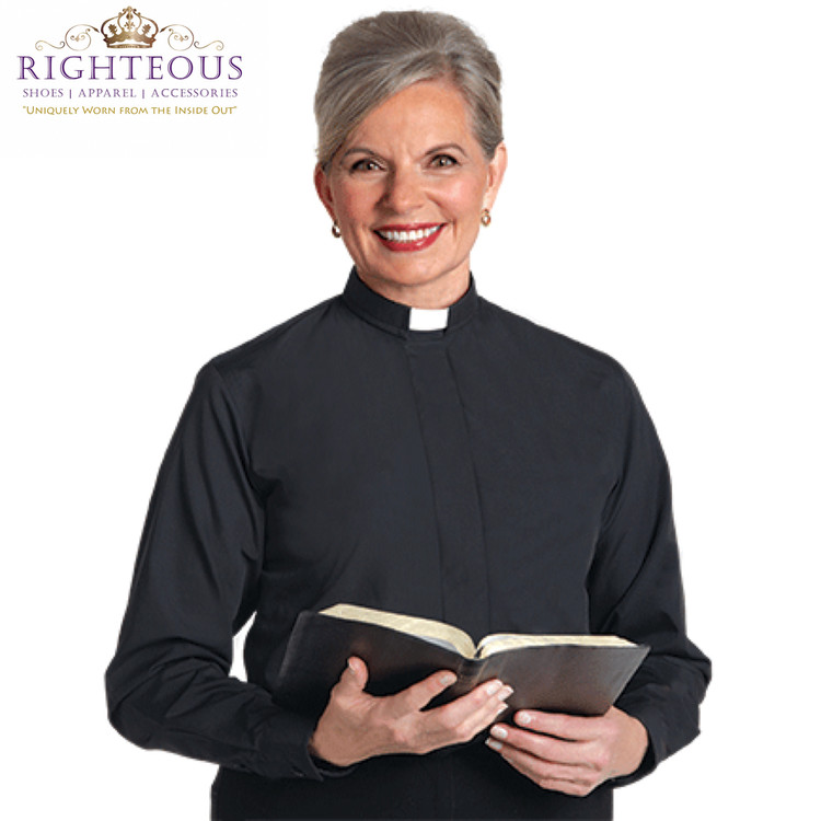 Women's Clergy Shirt RSASW-104