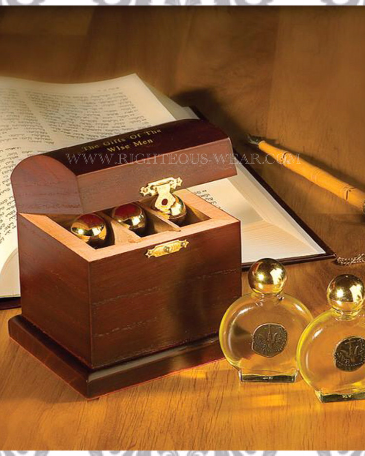 Gifts of the Wise Men Anointing Oil Box in Spanish