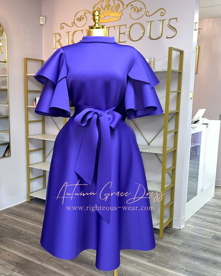 AUTUMN GRACE PLUS SIZE DRESS