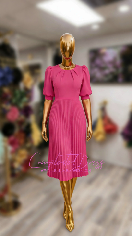 COM"PLEAT" DRESS 