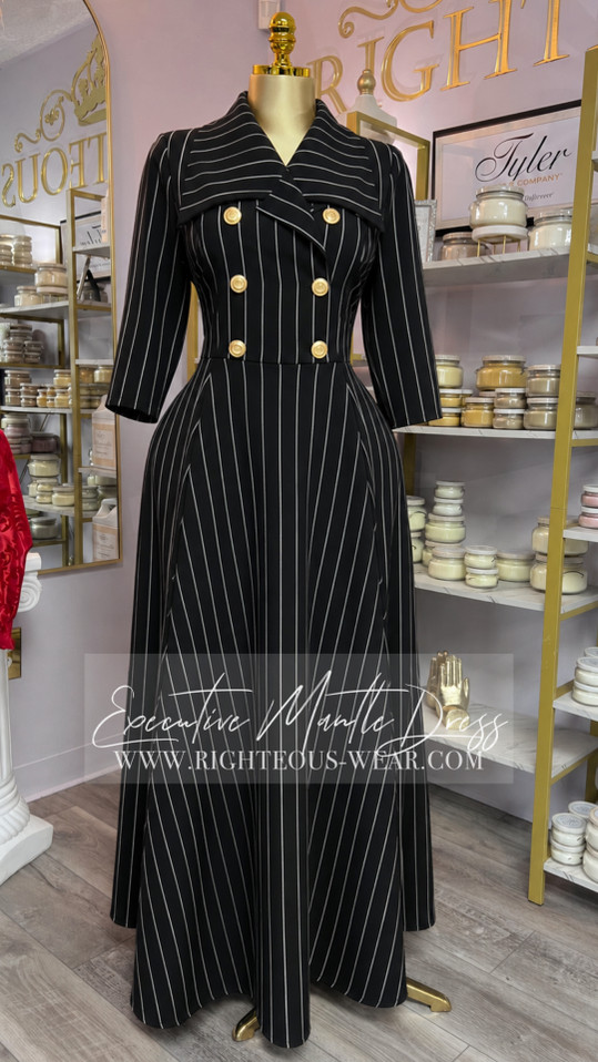 PINSTRIPE - BLACK