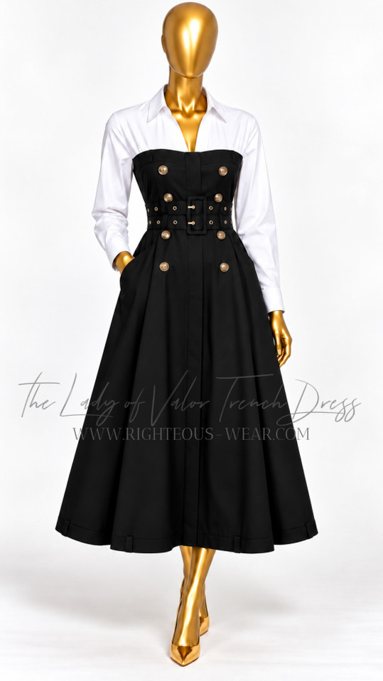 LADY OF VALOR TRENCH DRESS