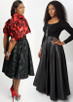 TAWNI HAYNES HIGH WAIST FLOOR LENGH SWING SKIRT
