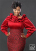 TAWNI HAYNES RUFFLE COLLAR BLOUSE