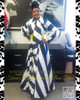 TAWNI HAYNES CUSTOM FLOOR LENGTH BOW SWING DRESS