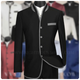 RSA Slim Fit Banded Collar Suit S4HT-1