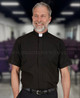 Men's Short Sleeve Tab Collar Clergy Shirt RSA-RJ