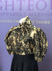 Tawni Haynes Damask Print Bow Blouse