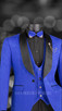 Slim Fit Vested Jacquard Fabric Tuxedo