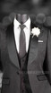 Slim Fit Vested Jacquard Fabric Tuxedo