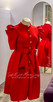 SASH & SUCH MARCIE "REGAL IN RED" DRESS 