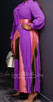 PINK IMPOSED PLEATED MAXI DRESS 