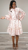 JACQUARD - FLORAL - MAUVE/GOLD