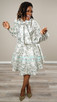 JACQUARD - FLORAL - GREEN/GOLD