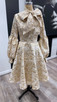 JACQUARD - FLORAL - CREAM/GOLD