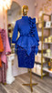 SHIMMARIE PEPLUM DRESS 