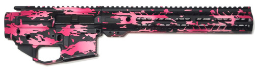 "Brittanyflauge" finish on upper and lower receivers. "Brittanyflauge" finish on upper and lower receivers.