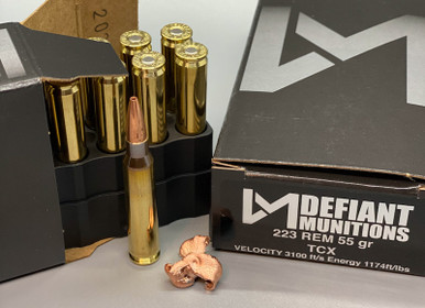 n♡ 223 55gr TCX (Total Copper X-panding) Solid Copper Defensive