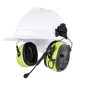 Earmor C51H Bluetooth PPE Ear Muffs Hard Hat Mount - Green Earmor C51H Bluetooth PPE Ear Muffs Hard Hat Mount - Green