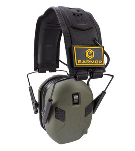Earmor M300X Electronic Ear Muffs Foliage Green Gel Pad Earmor M300X Electronic Ear Muffs Foliage Green Gel Pad