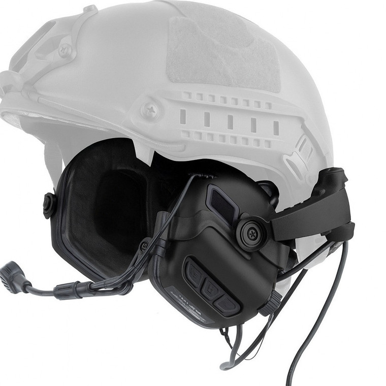 Earmor M16A-TW Rail Mount Kit for Earmor M31/M32 PLUS to for EXFIL® Helmet Rails (Team Wendy Helmet) - Tactical Black Earmor M16A-TW Rail Mount Kit for Earmor M31/M32 PLUS to for EXFIL® Helmet Rails (Team Wendy Helmet) - Tactical Black