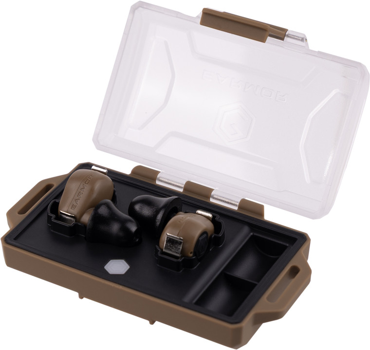 Earmor M23T-AI Bluetooth Electronic Earbuds - Coyote Brown