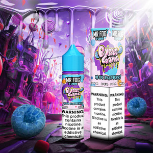 MR FOG E-LIQUID BUBBLE GANG 100ML - Blue Raspberry