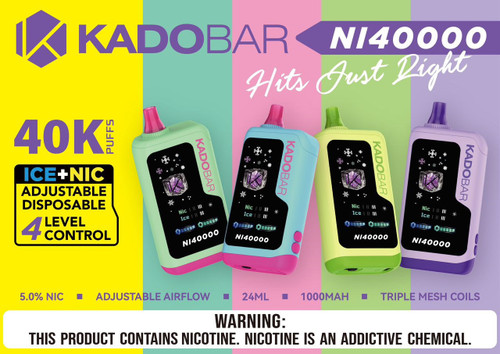 Kado Bar NI40K Ice + Nic Control Disposable