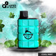 Bomb Bar X Podking 5000 Puffs Disposable Vape - Cool Mint