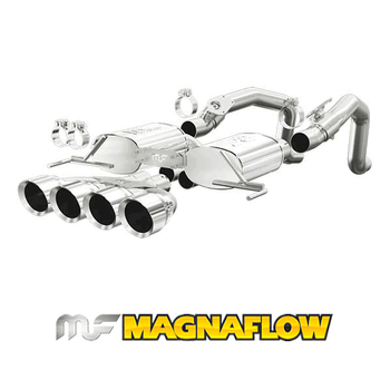 Quad Center Exit Corvette Exhaust System-Magnaflow 15225