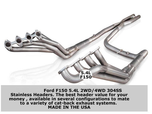 Ford F150 5.4L Stainless Headers ( dual termination point with X crossover)