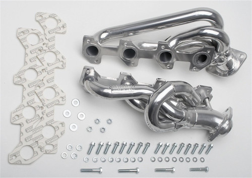 2002-2007 4.7L Dodge Durango Shorty Headers 79576 Silver Ceramic Coated